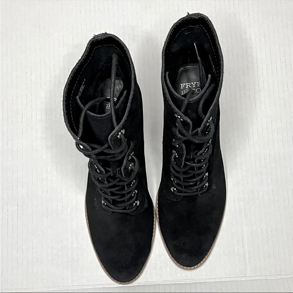 Frye Allister Lace Up Leather Boots - Picture 9 of 16